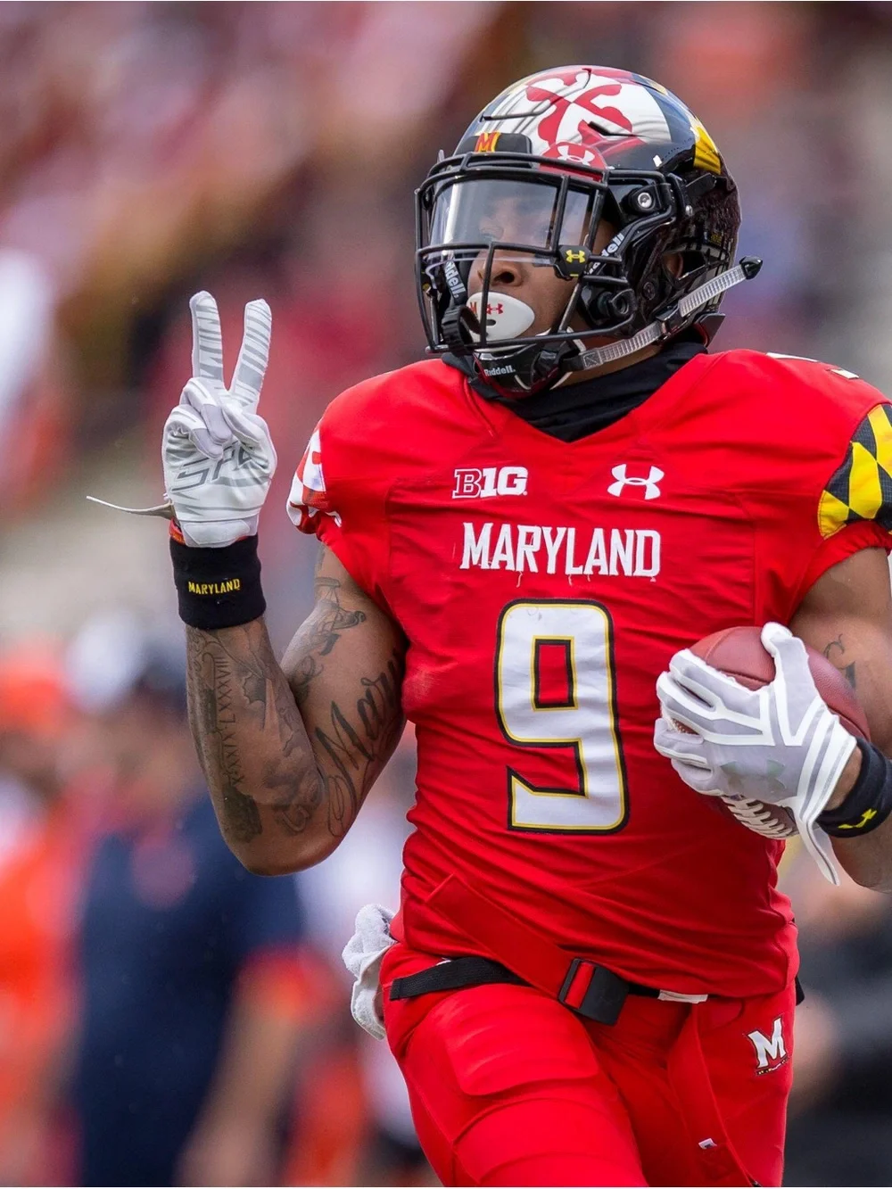 RARE Maryland Terrapins NCAA Football Team Issued Under Armour Backpack